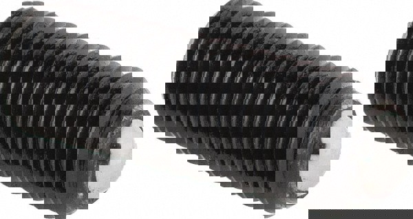 12mm OAL, Steel, Headless Rolling Ball End Clamping Screw